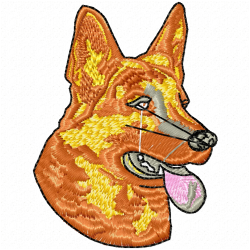 Dogs Embroidery Design 12 Dogs Embroidery Design 12